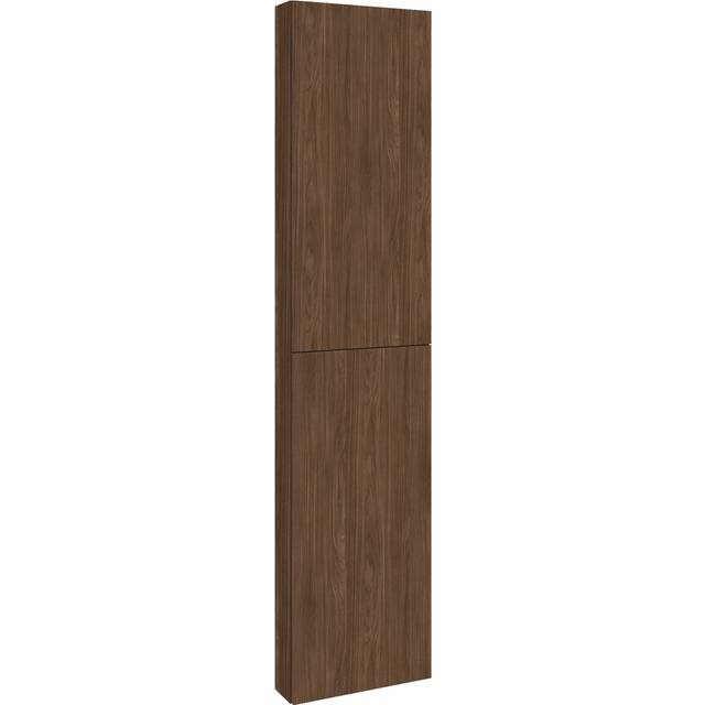 Högskåp Unity med Två Dörrar Valnöt Matt 40x12.6x180 cm