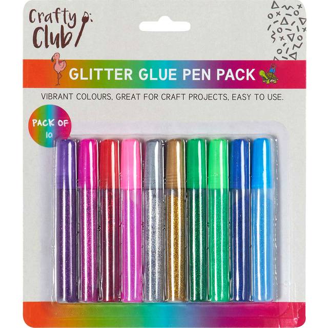 Crafty Club Glitter Glue Pen Pack