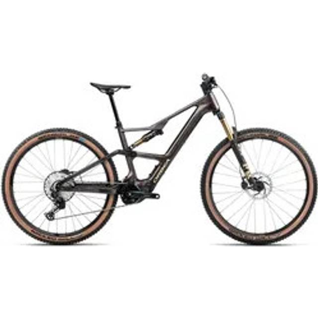 Orbea Rise SL M10 630Wh | Elcykel MTB Heldämpad 140/140 | 85Nm | Extra lätt | Cosmic Carbon View / Golden Sand