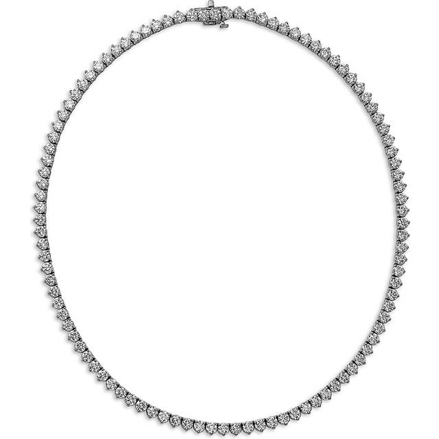 Bloomingdale's Fine Collection Certified Lab Grown Diamond Tennis Necklace in 18K White Gold, 20.0 ct. t. w.
