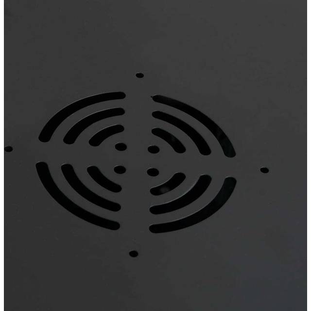 vidaXL 6U Wall Mounted Network Cabinet 19" IP20 53x40x30 cm - Black