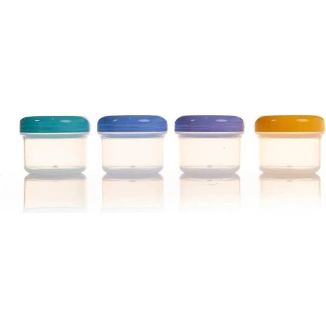 baby plus Milk and Food Storage Container 4 pcs 180ml