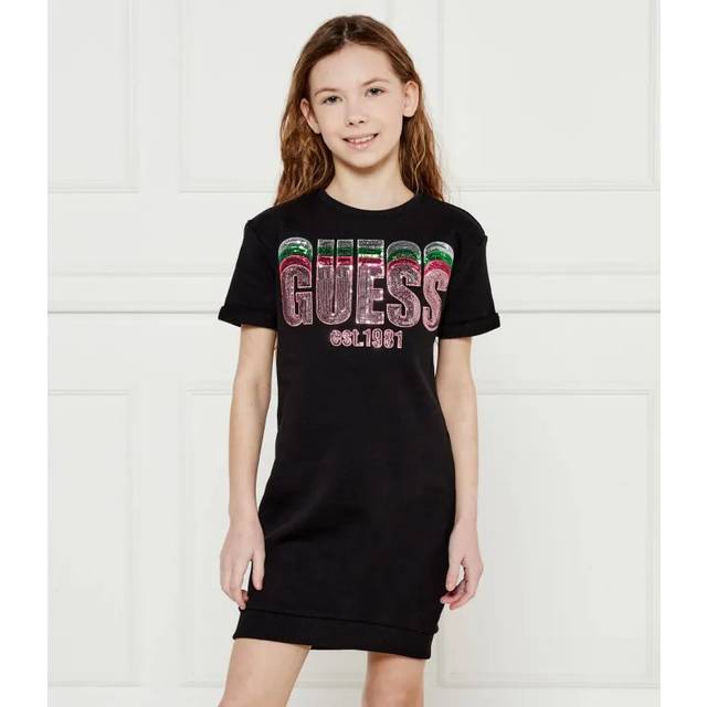 Guess  Dress DRESS  - 16 ans - Black - 16 ans