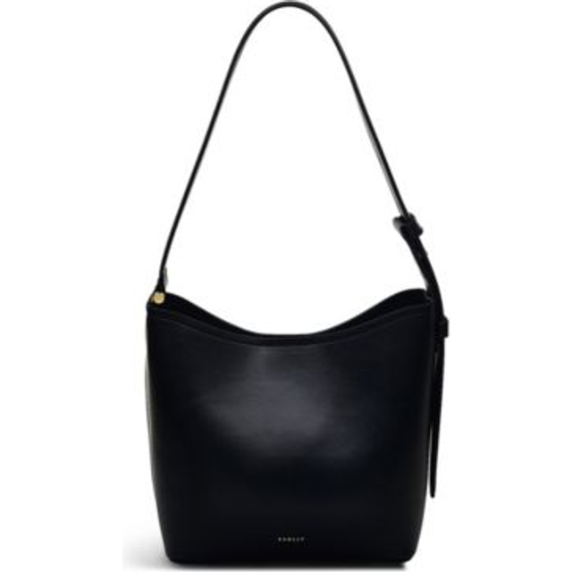 Radley Bathurst Mews Leather Medium Zip Top Shoulder Bag, Black