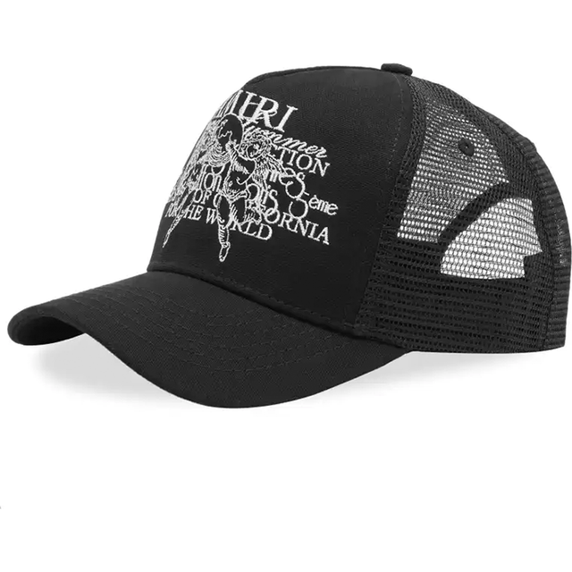 Men's Amiri Pegasus Trucker Black - Size: ONE size