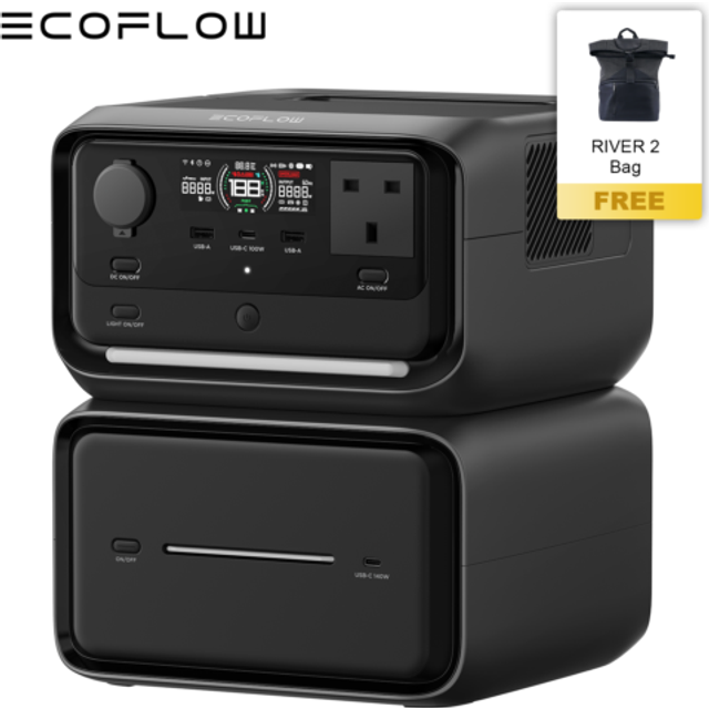 Ecoflow River 3 Max Plus (River 3 Plus + Eb600) Uk - One Colour