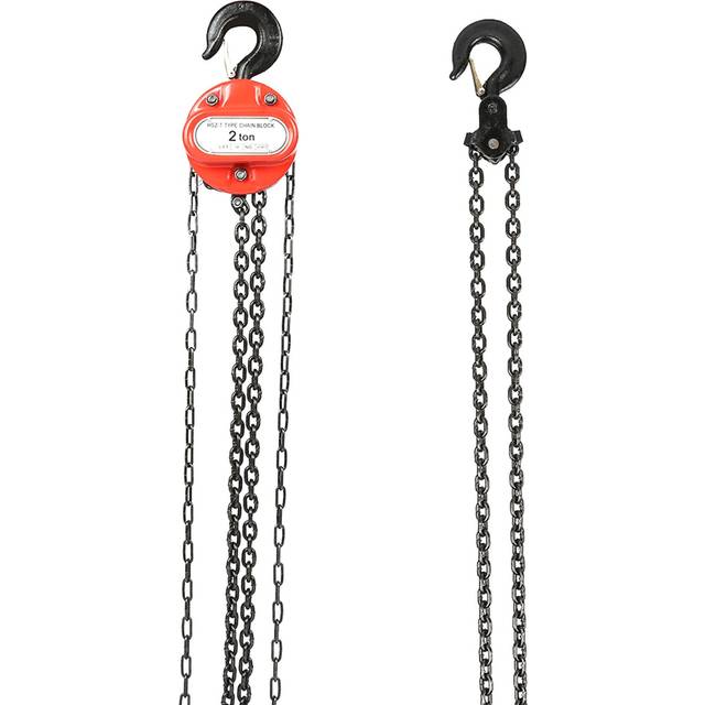 2T Chain Puller Block Fall Chain Hoist Hand Tools Lifting Chain with Hook