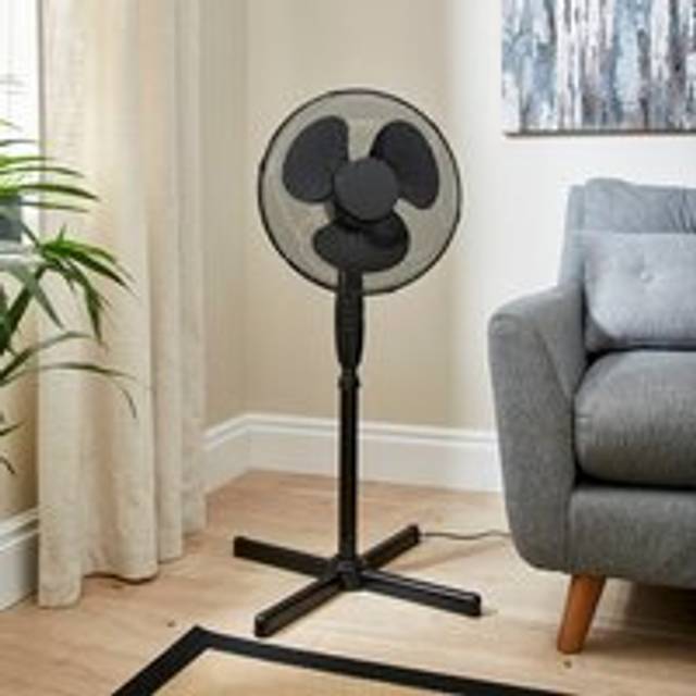 16inch Black Pedestal Fan