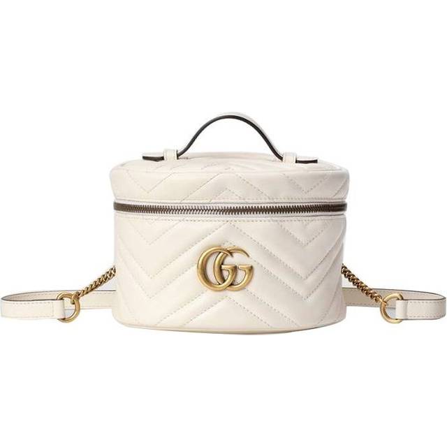 (WMNS) Gucci GG Marmont Series Backpack MIni-Size White 598594-DTDCT-9022 - F