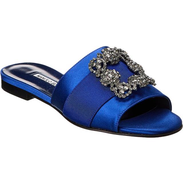 Manolo Blahnik Martamod Satin Sandal