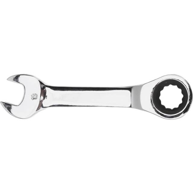 Ratcheting Wrench Chrome Steel 13mm 72 Teeth Reversible Ratchet Spanner for Home Bike Car Repair