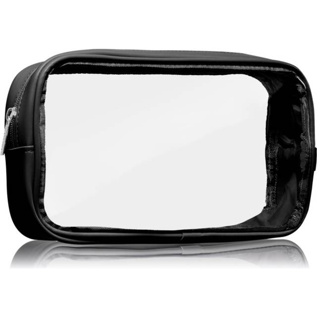 Notino Travel Collection Medium Clear Organizer Transparent Makeup Bag M Black 24x12,5x5 cm 1 st.