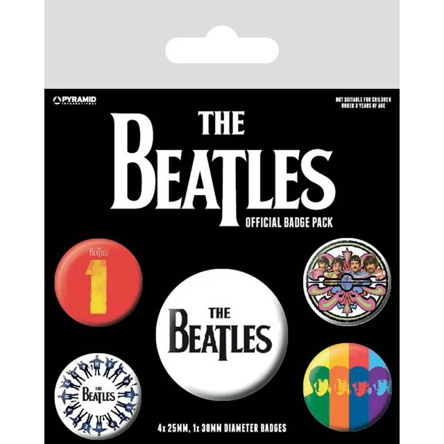 The Beatles Badge Set (Pack of 4)