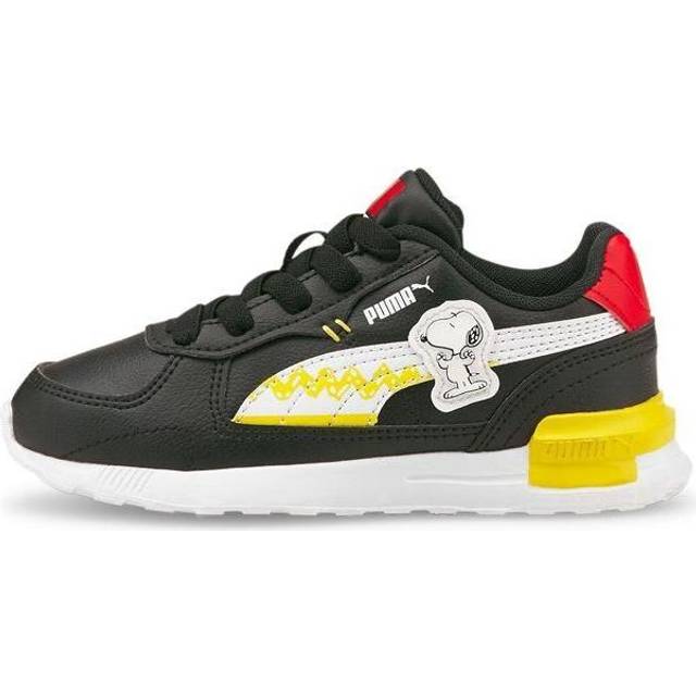 (PS) PUMA Peanuts x Graviton 'Snoopy' 380940-01 - Black/White/Yellow - 10.5K