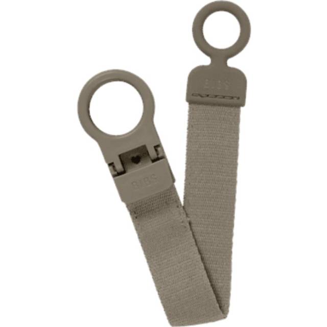 BIBS Pacifier Clip Loop Dark Oak - Multi