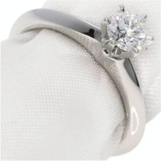 Womens Preloved Tiffany Setting Solitaire Ring Wo - Silver - Grey - One Size