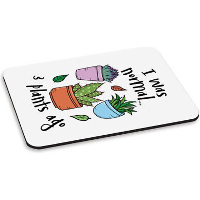 I was normal 3 plants ago pc computer mouse mat pad gardener lady mothers day