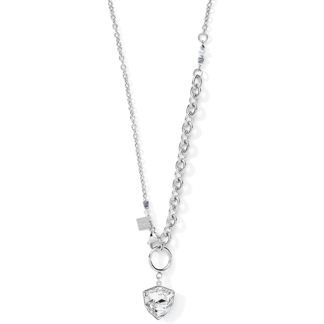 COEUR DE LION Halskette Magic crystal & chunky chain crystal