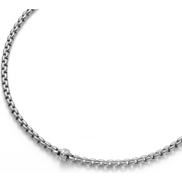 Fope Flex'It Eka 18ct White Gold Diamond Necklace