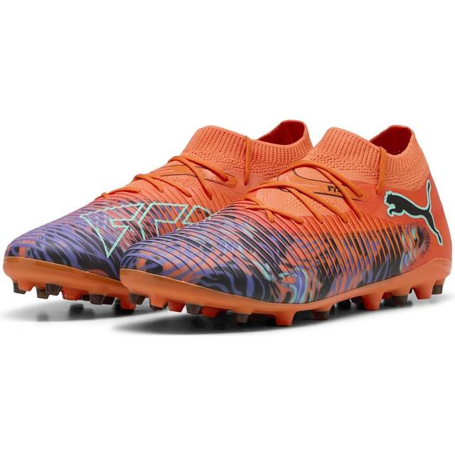 PUMA Future 8 Match Mg Creativity - Orange/lila/electric Peppermint/PUMA Svart Limited Edition - ['Orange'] (42)