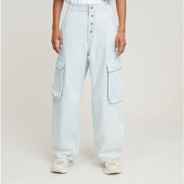 Balloon Cargo Jeans - Light blue - Women