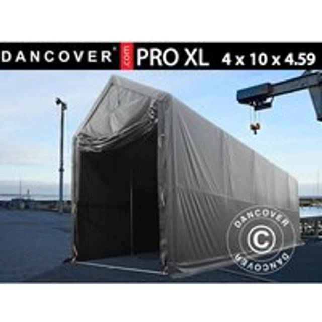 Dancover - Storage shelter Storage tent pro xl 4x10x3.5x4.59 m, pvc, Grey