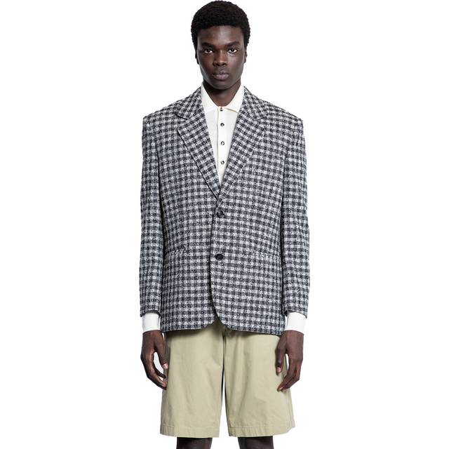 BOTTEGA VENETA MAN BLACK&WHITE BLAZERS