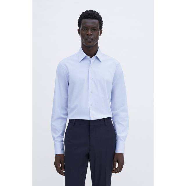 FILIPPA K Slim Cotton Stretch Shirt |Blå |52
