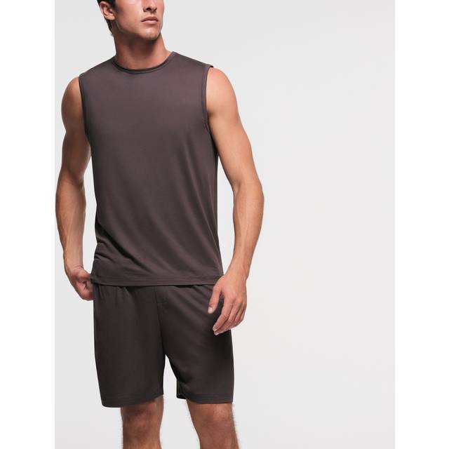 SKIMS Mens Muscle Tank Top | Deep Neutral | 5X | Outdoor Jersey - Iron
