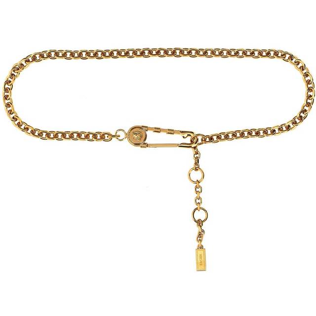Versace, Accessoarer, Dam, ONE Size, Bälte med Medusa-huvudmotiv - yellow (ONE SIZE)