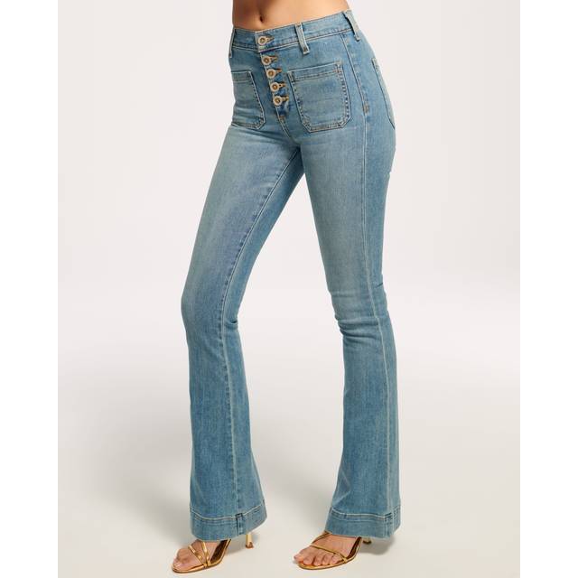 Cindy High-Rise Flare Jean in Light Wash - LIGHT WASH - 29