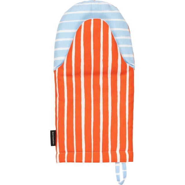 Marimekko Piccolo grytvante White-tomato red-light blue - Vit