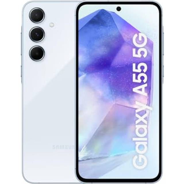 Samsung Galaxy A55 5G 16,8 cm (6.6") Hybrid Dual SIM Android 14 USB Type-C 8 GB 128 GB 5000 mAh Marinblå