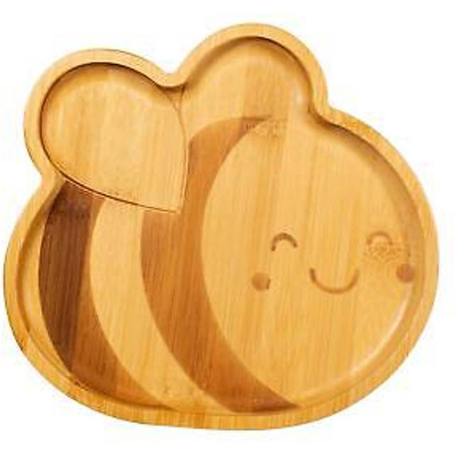 Sass & belle children's wooden plate - bumble bee