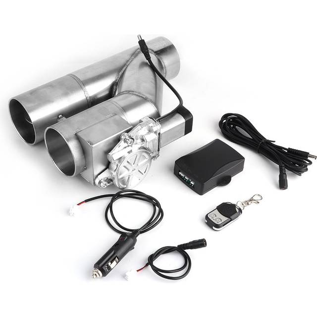 3 inch 76mm Exhaust Control Cut Out Dual Valve Electric Y Pipe Modification with Remote Control