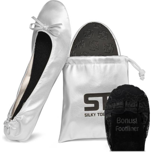Women's Foldable Portable Travel Ballet Flat Roll Up Slipper Shoes