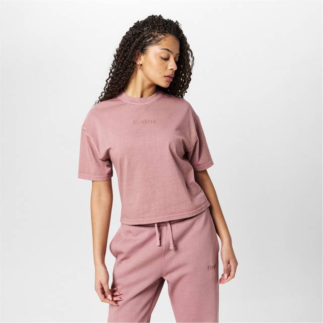 Firetrap womens wash boxy oversized t-shirt