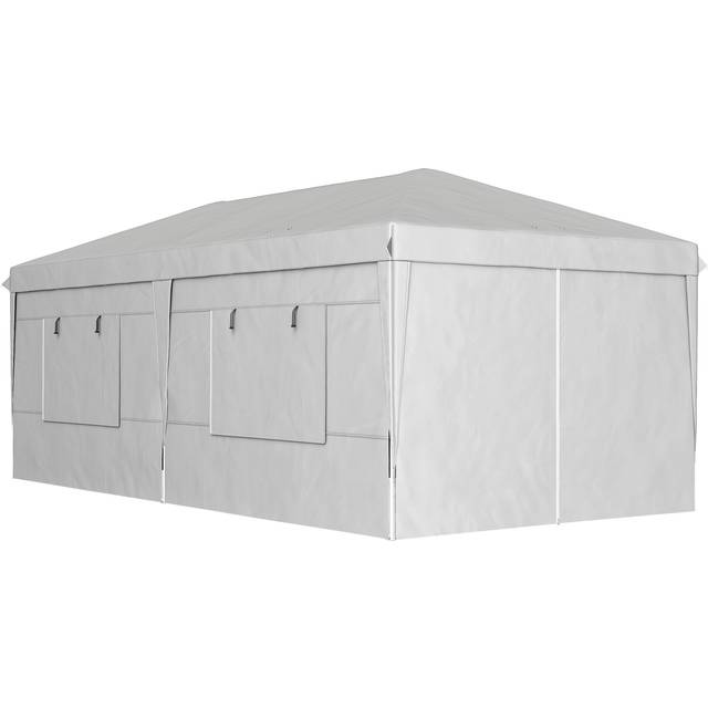 Popup Paviljong 3 x 6 m med Sidoväggar Partytält