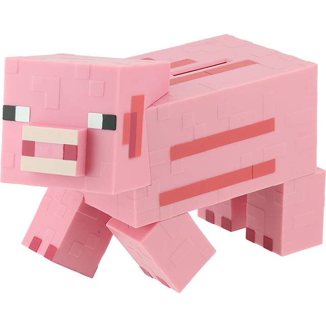 Minecraft Pig Money Bank - Pink