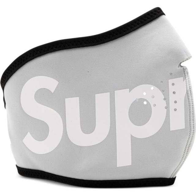 Supreme - x Windstopper logo-print face mask - unisex - Fabric - One Size - Grey