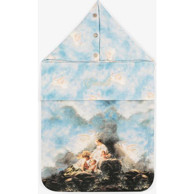 Roberto Cavalli Painting-print Baby Nest - New Born (1-18m) Light Blue