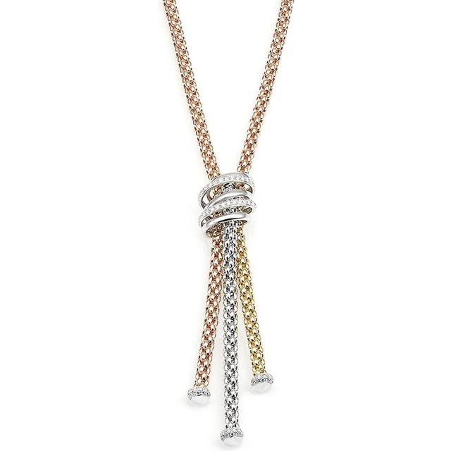 Fope Mialuce 18ct Rose Gold 0.97ct Diamond Necklace