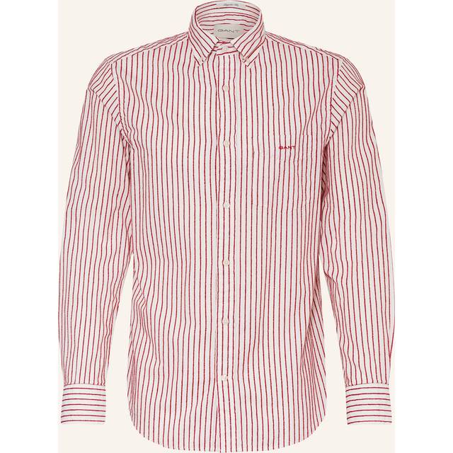GANT Herr Regular fit randig skjorta med struktur (XXL)