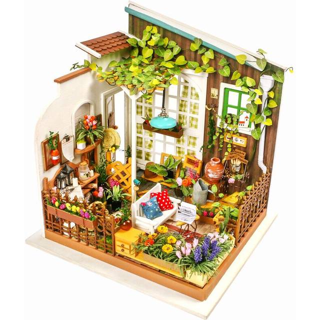 Robotime DG108 DIY Doll House Miniature With Furniture Wooden Dollhouse Toy Decor Craft Gift