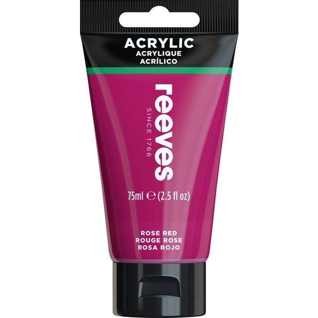 Reeves Acrylic Paint 75ml - Rose