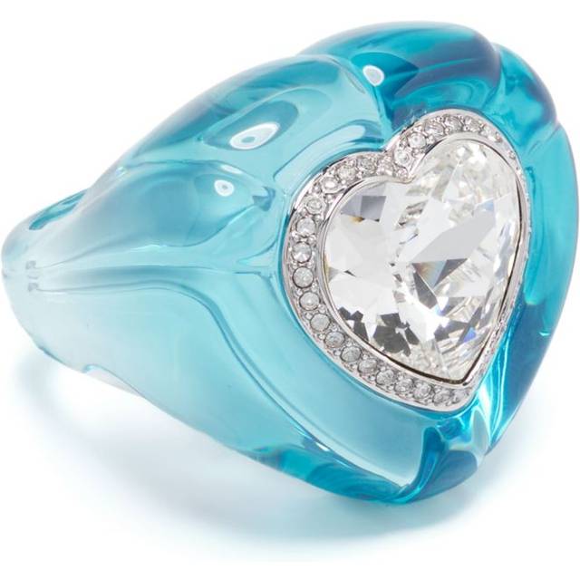 Swarovski - Dulcis ring - women - Plastic/Swarovski Crystal - 55 - Blue