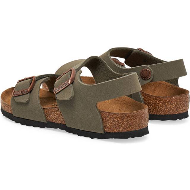 Sandals Birkenstock New York Birko-Flor Birkibuc - Gris