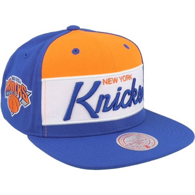 Mitchell & Ness - NBA Blå snapback Keps - New York Knicks Retro Sport Blue Snapback @ Hatstore