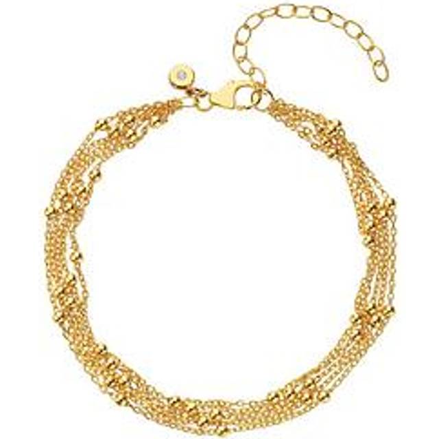 Hot Diamonds HD X TG Multi Strand Bead Bracelet, Gold, Women