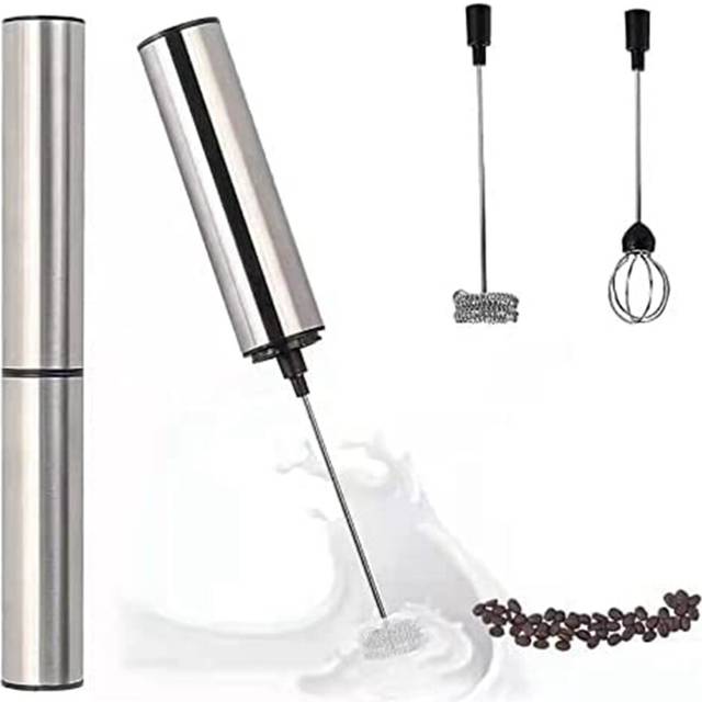 Milk Frother Handheld, USB Rechargeable Handheld Foam Maker Mini Electric Whisk for Coffee Latte Egg Frother
